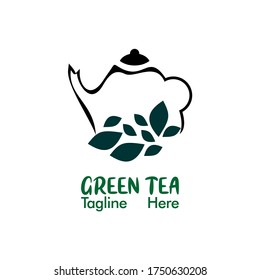 Green Tea Company Logo Vector