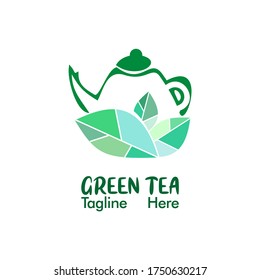 Green Tea Company Logo Vector