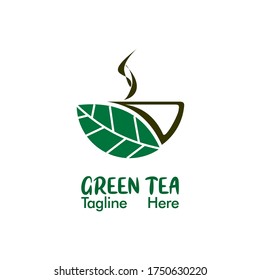 Green Tea Company Logo Vector