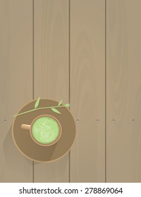 green tea cup