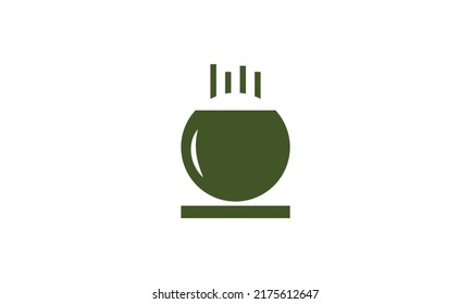 Té verde con logotipo de taza