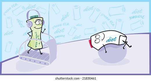 yogur de té verde y dieta