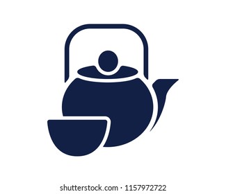 green tea glyph icon , designed for web and app