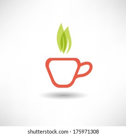 Green tea icon