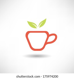 Green tea icon