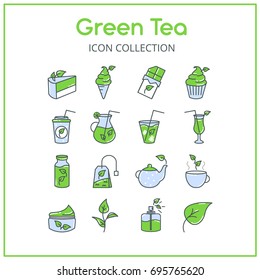 Green Tea Icon collection
