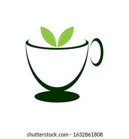 Green Tea Icon Vector Illustration Design