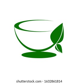 Green Tea Icon Vector Illustration Design
