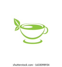 Green Tea Icon Vector Illustration Design