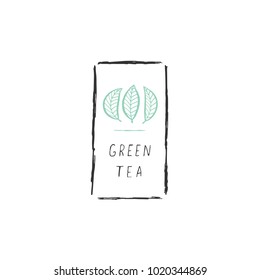 Green tea illustration