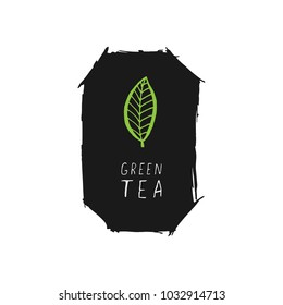 Green tea illustration