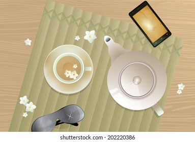 Green tea with jasmine