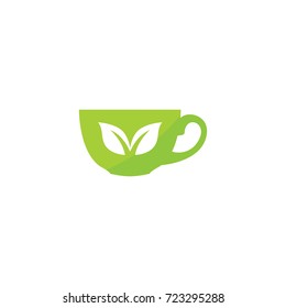 Green tea logo design
