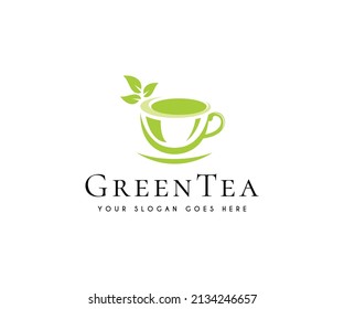 Green Tea Logo Design template