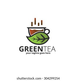 Green Tea Logo Template
