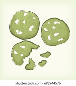 green tea matcha cookies