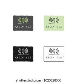 Green tea stickers