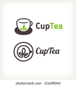 Green tea symbols