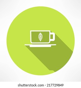 Green tea symbols