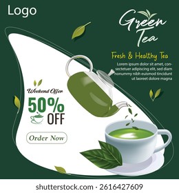 Green tea vector concept 10. Green tea graphic design vector. Green tea vector. Ayurvedic green tea.