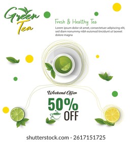 Green tea vector concept 17. Green tea graphic design vector. Green tea vector. Ayurvedic green tea.