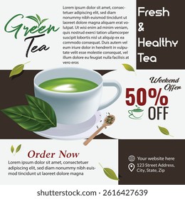 Green tea vector concept 6. Green tea graphic design vector. Green tea vector. Ayurvedic green tea.