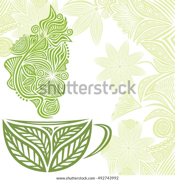 緑茶 ベクターイラスト のベクター画像素材 ロイヤリティフリー