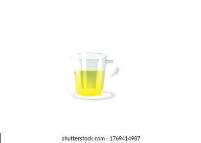 Green Tea vector illustration isolated on white background