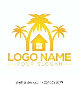 Green Tech Homes Green Logo Diseño de logotipo de Vector Imagen editable HOM Logo