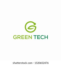 Green Tech Vector Logo Technology Company Stock Vector (Royalty Free ...