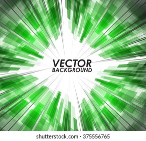 Green technology background. Abstract Skyscraper. vector illustration.