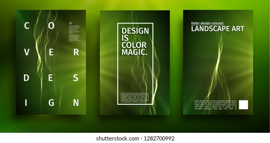 Green technology background. Futuristic vector illustration. Big data. EPS 10