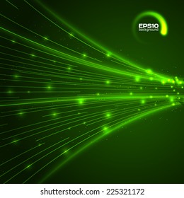 Grüner technischer Hintergrund mit Platz für Ihren Text. Vektorillustration-Illustration für Ihre Business-Kunstwerke. 