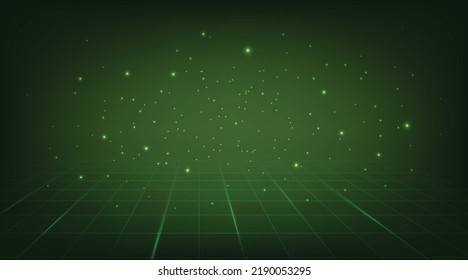 Green technology background.Futuristic digital technology concept background.Virtual 3d Illustration.
