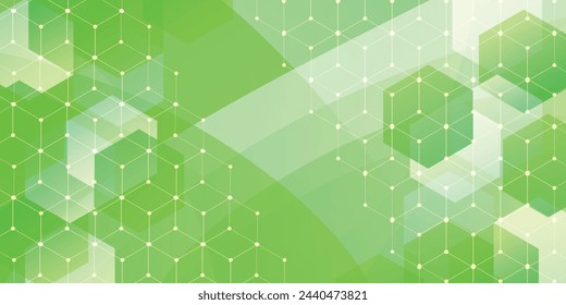 Green Technology Business Geometry Background