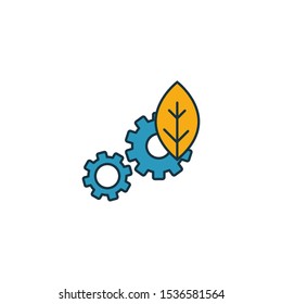 Green Technology icon set. Four elements in diferent styles from power and energy icons collection. Creative green technology icons filled, outline, colored and flat symbols.
