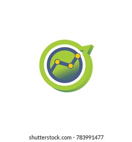 Green technology  ilustration icon. This image is a vector ilustration