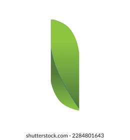 green technology related  abstract letter i
