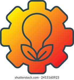 Green Technology vector icon. Can be used for printing, mobile and web applications.