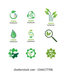 Green technology vector icon illustration