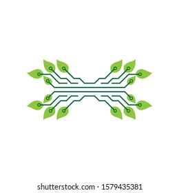 Green technology vector icon illustration