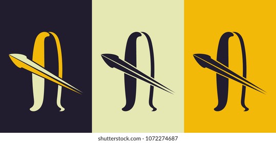 Green  A Template Set  Modern Logo Symbol Illistration