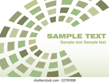 Green template. Vector