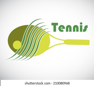 Green tennis logo