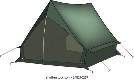 Green tent