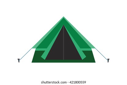 green tent icon