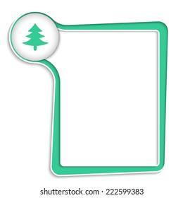 green text box for any text with tree symbol
