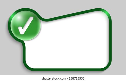 green text box with check box