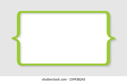 green text box with square brackets