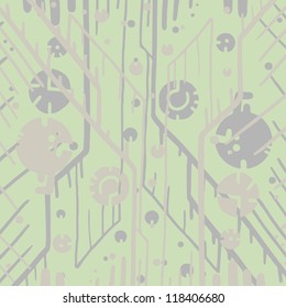 Green texture art